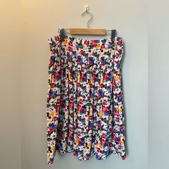 Vintage Floral Midi Skirt Della Spiga for The Bay - Picture 3 of 3